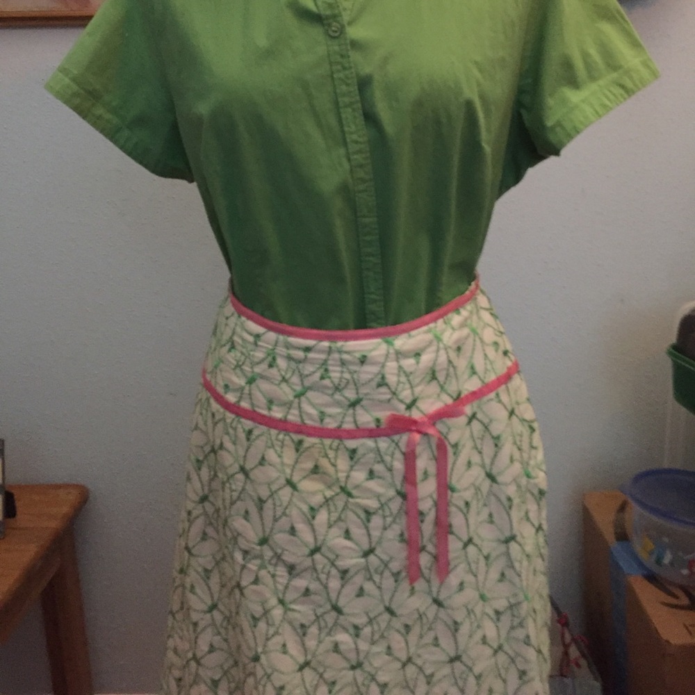 White cotton skirt